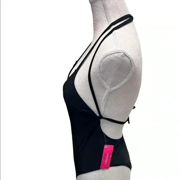 NWT•WOMEN’S XHILARATION BLACK BATHING SUIT•SIZE XS•SUPER CUTE GREAT FOR VACATION - Picture 7 of 7